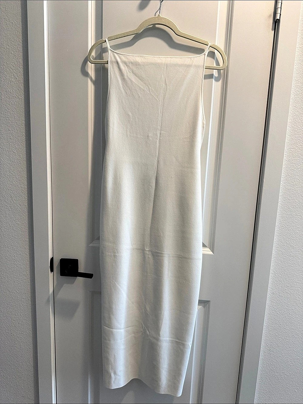 COS 90s Knit Dress in White Size Medium NWT